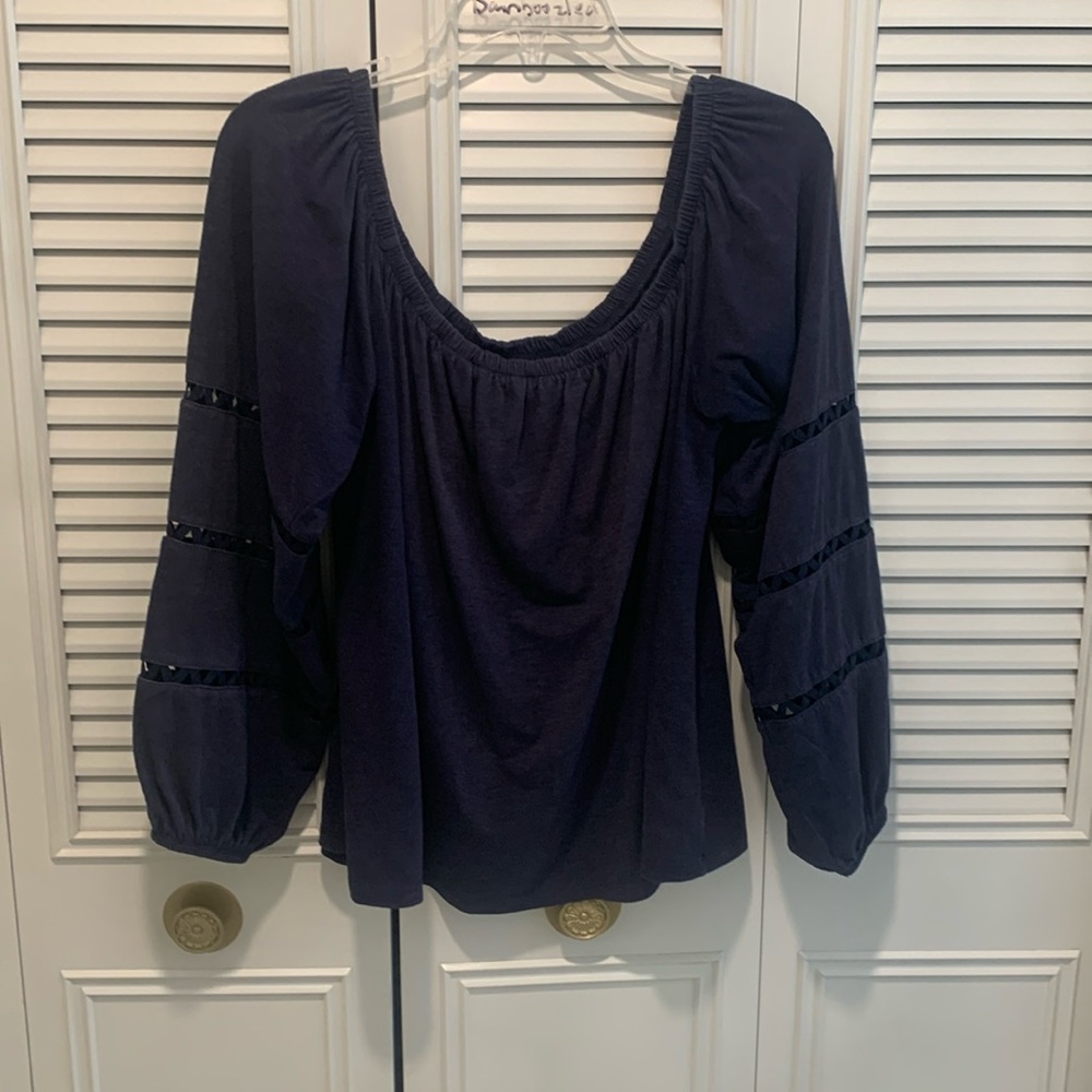 Lilly Pulitzer off the shoulder Katt top size L